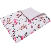 BabyLux Velvet & Katoen Kinderwagen Deken 100x75cm - Zacht & Warm