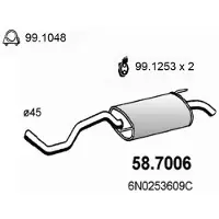 ASSO 58.7006 Einddemper