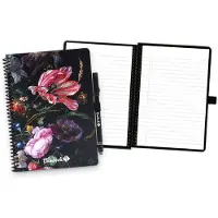 Bambook Dutch Masters uitwisbaar notitieboek - De Heem - Vaas Met Bloemen - A5 - Gelinieerde pagina's - Duurzaam, herbruikbaar whiteboard schrift - Met 1 gratis stift