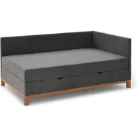 Meise Santos studio bank incl. bedbodem en pocketveringmatras stof Thor
