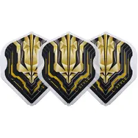 L-Style Champagne Flight EZ L1 Standard Origin Series Clear Gold - Dart Flights