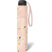 Benetton Super Mini Parapluut - Winddicht, Lichtroze Bloem
