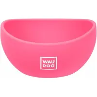 Waudog Siliconen voerbak 250 ml - Roze, Opvouwbaar