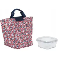 Intesi Rode Lunchbox & Thermotas Set - Glas & Isolatie