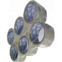 Smart Slimme acrylverpakkingstape - 6 rollen - transparant
