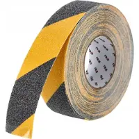 Reis Antislip tape zelfklevend geel-zwart 18,3m x 50mm
