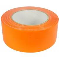 Solid Oranje Tesa Muurpleister 38mm x 50yd - Professioneel