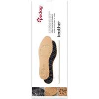 Pedag Leather | Inlegzolen | Plantaardig gelooid leer | Bestrijdt geur | Maat: 36 t/m 48