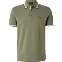 BOSS Shirt 'Paddy' kaki / zwart / wit