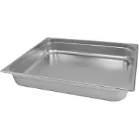 Mega -M Professionele GN 2/1 Bak - 65x53 cm - Diepte 100 mm - RVS - Gastronorm Container - Roestvrij Staal - Voor Oven, Koeling en Catering