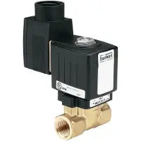 Burkert Magneetventiel Rc1/2'' NC Messing NBR 0-10bar/145psi 230VAC Anti-Waterslag 6213 20022006