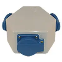 Hateha 3-Weg Hangende Stroomdistributiedoos 16A 230V IP44 - 12.712.000