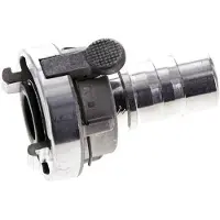 Tameson 25-D (31 mm) Gesmeed Aluminium Storz-koppeling 25 mm Slangpilaar Draaibaar met Vergrendeling voor Klemschaal Montage