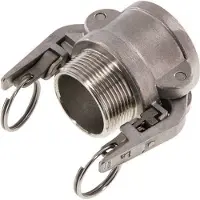 Tameson Camlock DN 40 (1 1/2'') Veiligheid Koppeling RvsR 1 1/2'' met buitendraad Type B MIL-C-27487