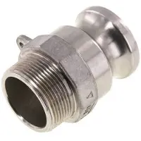 Tameson Camlock DN 40 (1 1/2'') Koppeling Rvs1 1/2'' NPT buitendraad Type F MIL-C-27487