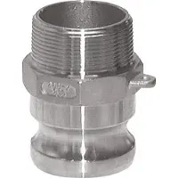 Tameson Camlock DN 140 (6'') Koppeling RvsR 6'' met buitendraad Type F MIL-C-27487