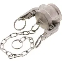 Tameson Camlock DN 32 (1 1/4'') Veiligheid Koppeling RvsEnd Cap Type DC MIL-C-27487