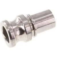 Tameson Camlock DN 32 (1 1/4'') Koppeling RVS met slangpilaar (32 mm) Type E EN 14420-7 (DIN 2828)