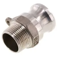Tameson Camlock DN 20 (3/4'') Koppeling Rvs3/4'' NPT buitendraad Type F MIL-C-27487