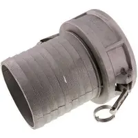 Tameson Camlock DN 120 (5'') Koppeling Aluminium met slangpilaar (127 mm) Type C MIL-C-27487