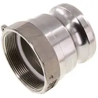 Tameson Camlock DN 60 (2 1/2'') Koppeling RvsG 2 1/2'' met binnendraad Type A EN 14420-7 (DIN 2828)