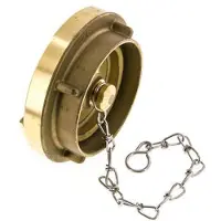Tameson 75-B (89 mm) Messing Blindkap voor Storz-koppeling