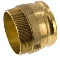 Tameson Camlock DN 120 (5'') Koppeling MessingR 5'' met buitendraad Type F MIL-C-27487