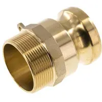 Tameson Camlock DN 50 (2'') Koppeling MessingR 2'' met buitendraad Type F MIL-C-27487