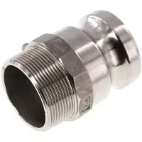 Tameson Camlock DN 50 (2'') Koppeling RvsR 2'' met buitendraad Type F MIL-C-27487
