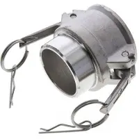 Tameson Camlock DN 50 (2'') Koppeling RVS met lasuiteinde (60.3 mm) Type B (AS) MIL-C-27487