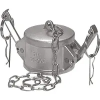 Tameson Camlock DN 140 (6'') Koppeling AluminiumEnd Cap Type DC MIL-C-27487
