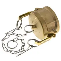 Tameson Camlock DN 60 (2 1/2'') Koppeling MessingEnd Cap Type DC MIL-C-27487