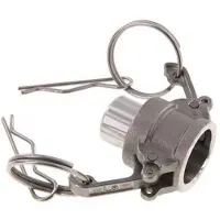 Tameson Camlock DN 15 (1/2'') Koppeling RVS met lasuiteinde (21.3 mm) Type B (AS) MIL-C-27487