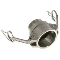 Tameson Camlock DN 40 (1 1/2'') Koppeling Rvs1 1/2'' NPT buitendraad Type B MIL-C-27487