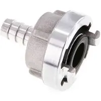 Tameson 25-D (31 mm) Gesmeed Aluminium Storz-koppeling 13 mm Slangpilaar Draaibaar voor PVC slang