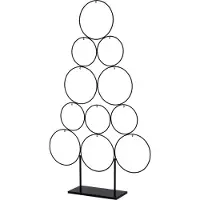 Intratuin Kerstbal Standaard Gera Zwart 39 X 12 X 69 Cm
