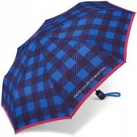 Benetton Automatische Paraplu Dames Marineblauw Met Hoes