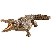 Schleich Wild Life, realistisch wild dierenspeelgoed voor jongens en meisjes, krokodillenspeelgoedfiguur met beweegbare kaak