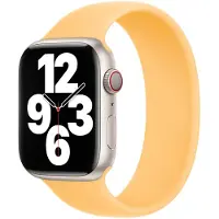 Apple Siliconen solobandje voor de Watch | 44/45/46/49 mm - Maat 10 - Sunglow