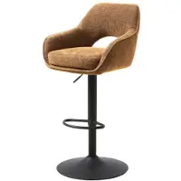 Meubelplaats Barstoel Cowley draaibaar & verstelbaar - Roest - barstoelen set van 2