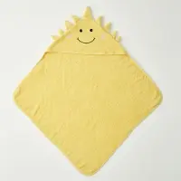 Bella Maison 100% katoenen Sunshine Swaddle handdoek geel (75x75 cm)