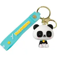 Itotal Sleutelhanger Lanyard PANDASTIC Keychain Plastic and Metal 4x4.5cm