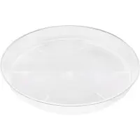 Garronda Ronde Bloempot Onderzetter – 1 stuk – Transparant - ⌀ 11cm H=1,8cm - GD-NIC-PotBase108