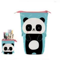 Itotal Pop-up Pecil Case PANDASTIC etui voor school, uitbreidbaar 13.5x6.0x19.0cm
