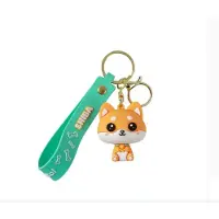 Itotal Sleutelhanger Lanyard SHIBA Keychain Plastic and Metal 4x4.5cm