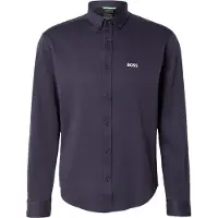 BOSS Overhemd 'Motion' marine / wit