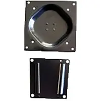 Majestic Wall Mount Bracket With 2 Piece Slide Zwart