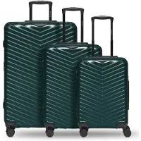 Redolz Kofferset 'Essentials 18' petrol / zwart gemêleerd
