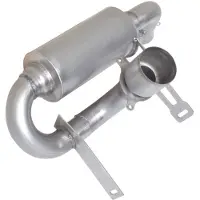 Gibson 17-20 Can-Am Maverick X3 Turbo Base 2.5in Single Exhaust - Stainless