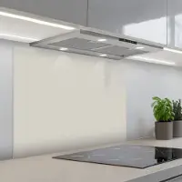 KitchenYeah Spatscherm 90x70 cm - Zelfklevende achterwand Grijs - Licht - Herfst - Keuken muurbeschermer - Spatwand fornuis